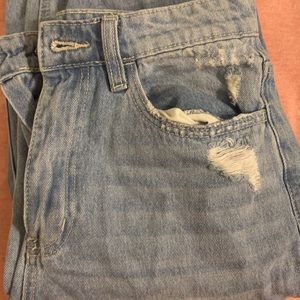 alterd state high waisted flare jeans only worn once just too long and big